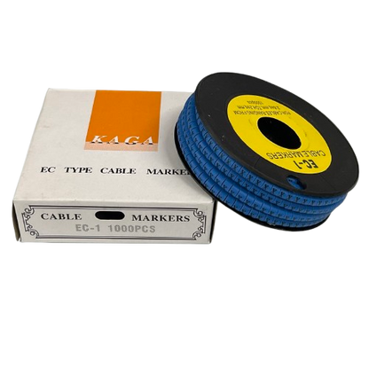 Grippes Cable Marker Blue - X Roll with 1000 Pieces for Effective Cable Management