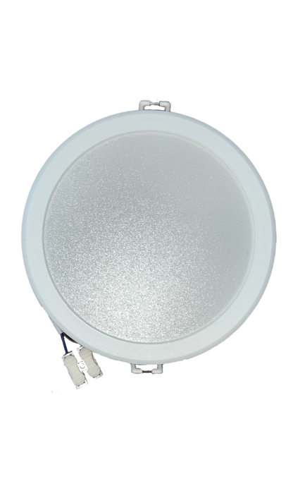Ecolum 12W LED downlight warm white round ceiling light with frosted cover