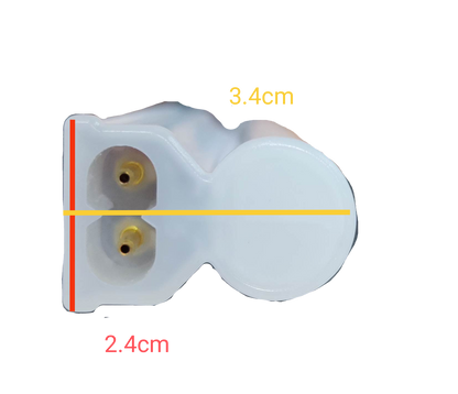 Ecolum 14W T5 LED batten 220V 3000K with two-pin connector for efficient lighting