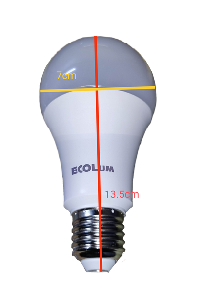 Ecolum 15W LED bulb E27 warm white with a sleek design and energy-efficient lighting