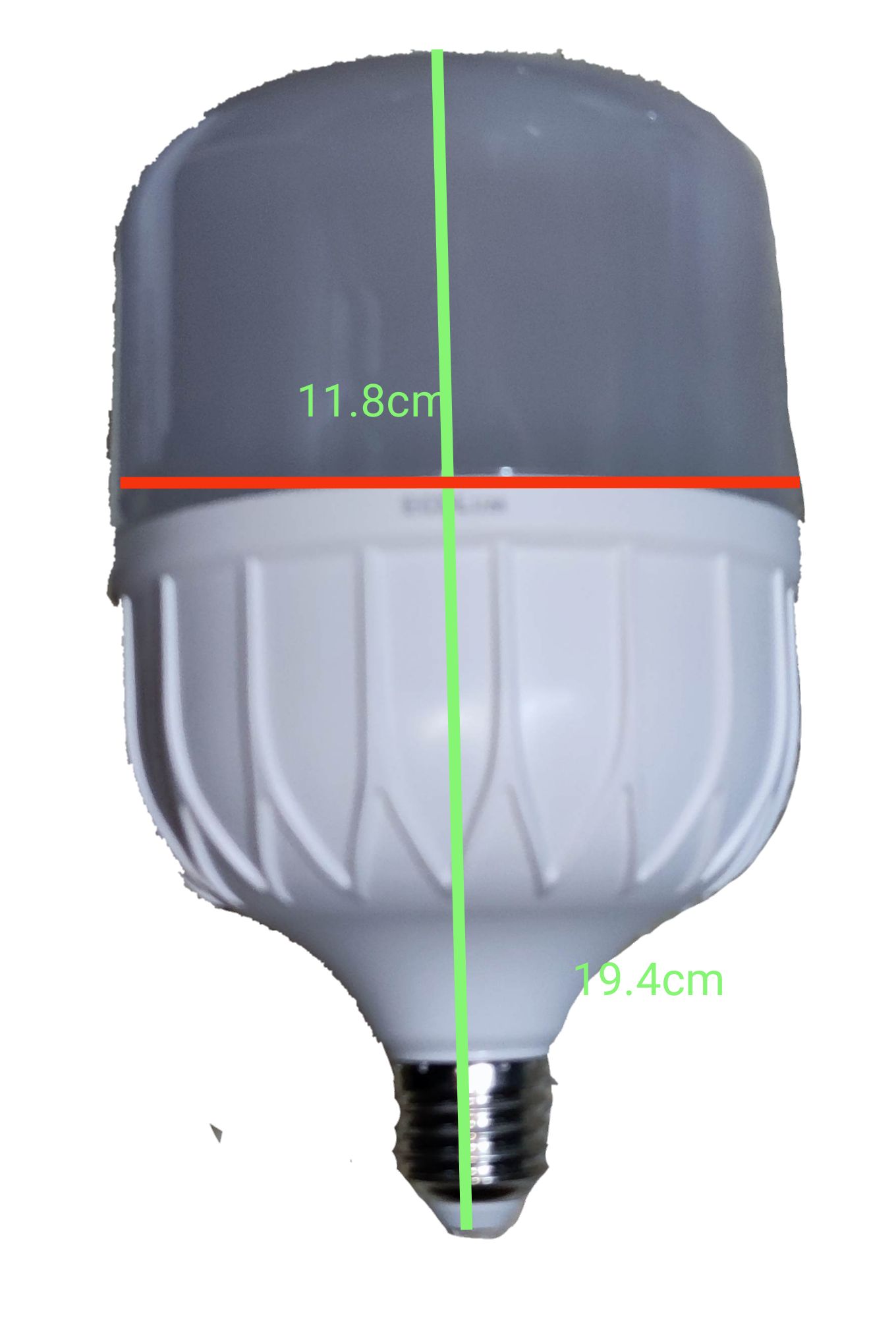 Ecolum 30W LED bulb Capsule E27 220V with a sleek design for energy-efficient lighting
