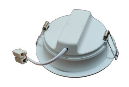 Ecolum white round recessed 6500K LED ceiling light 220V downlight with spring clips and connector