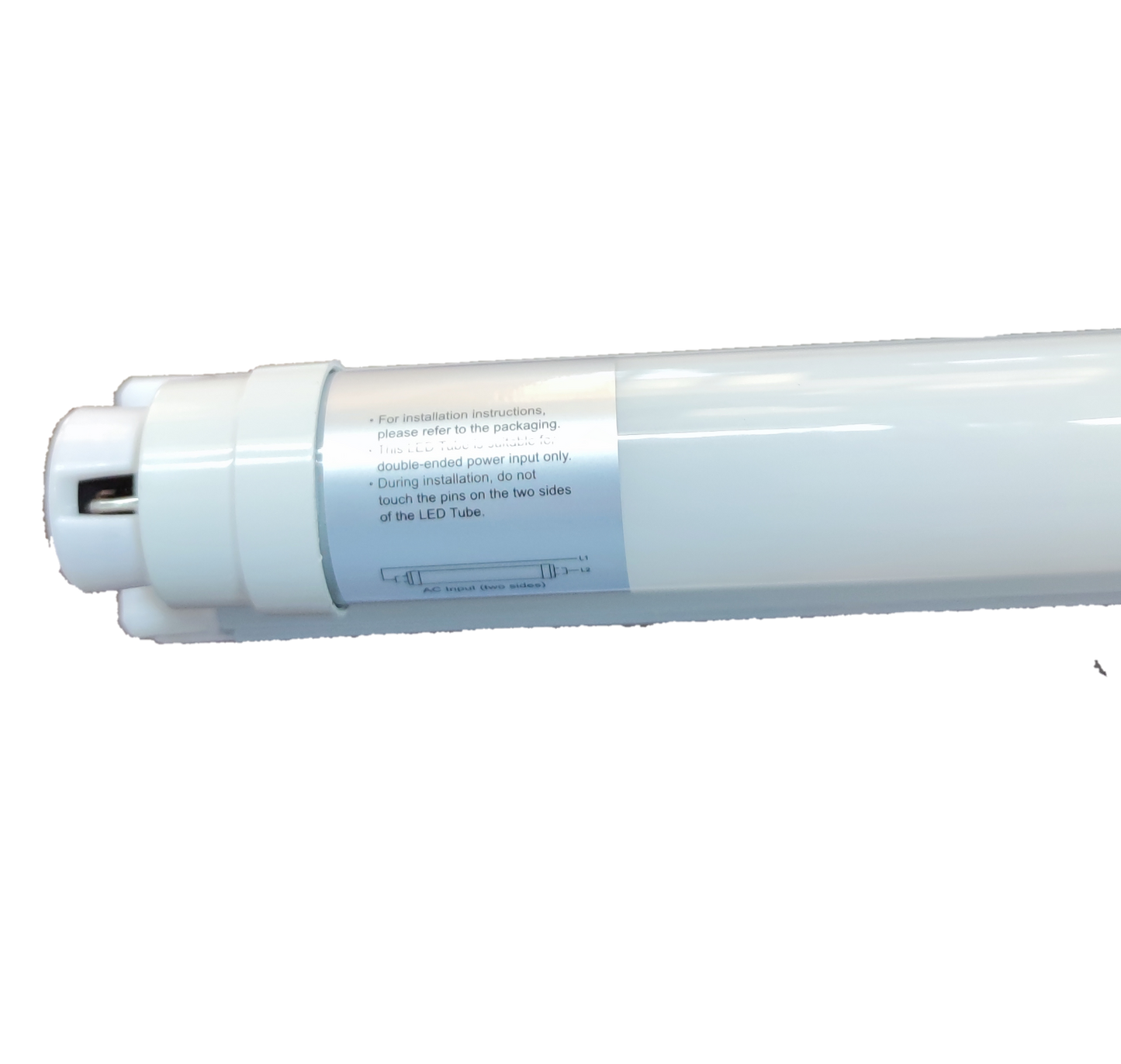 Ecolum 9W T8 LED tube light with fixture providing energy-efficient lighting solution