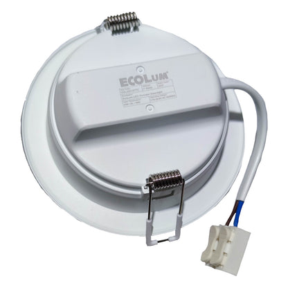 Ecolum 7W Tri Color LED Downlight 220V CDL223107TC Warm White 3000K , Daylight 6500K and Cool White 4000K Cut Hole Dia 90mm Face Dia Ø 113mm x Thickness 45mm