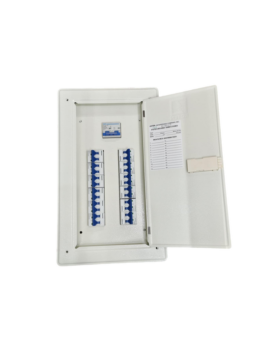 Panel Board 100A 2Pole Main Chint Miniature Circuit Breaker Metal with 12 Branches 2 Pole (Panasonic)