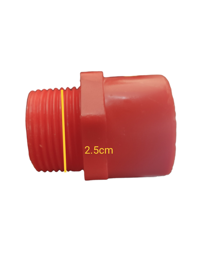 PVC Male Adaptor Available in 1/2",  3/4", 1", 1 1/4", 1 1/2" , 2" 3" 4" For Electrical PVC Conduits