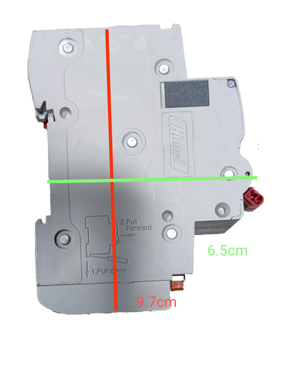 Himel 16A 6 KAIC 30mA 1P+N 220V AC HDB9LEN32IC16S, RCBO Residual Circuit Breaker with OverLoad