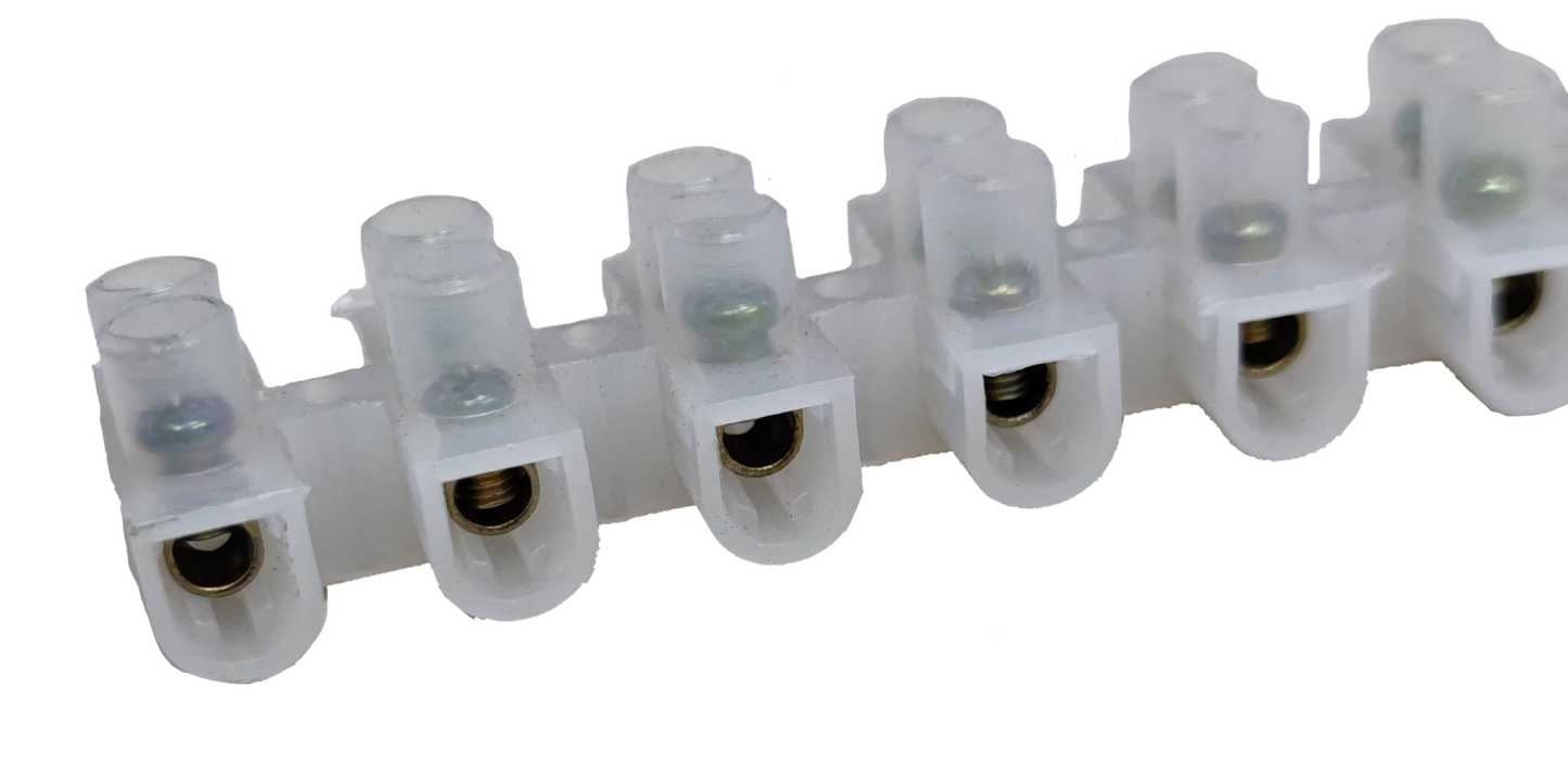 15A PVC Terminal Block 12 Pairs 220V ( 3PCS)