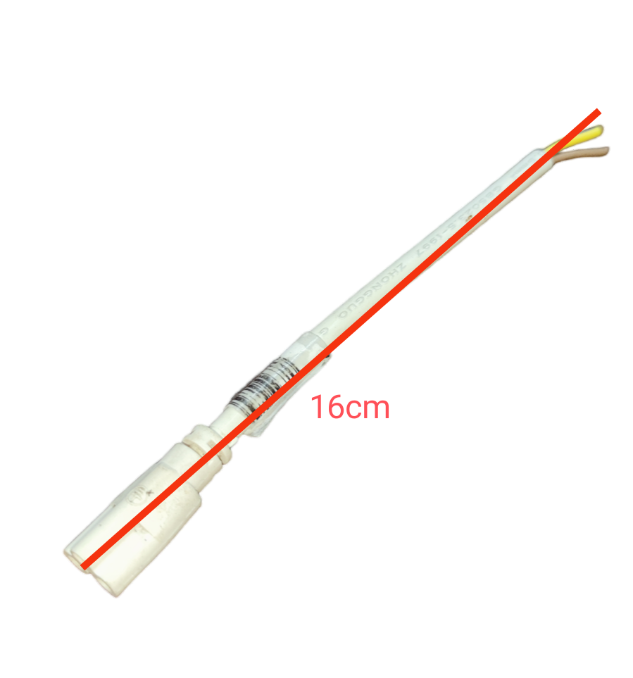 Local T-5 AC Cord Connector End to End (3Pins)