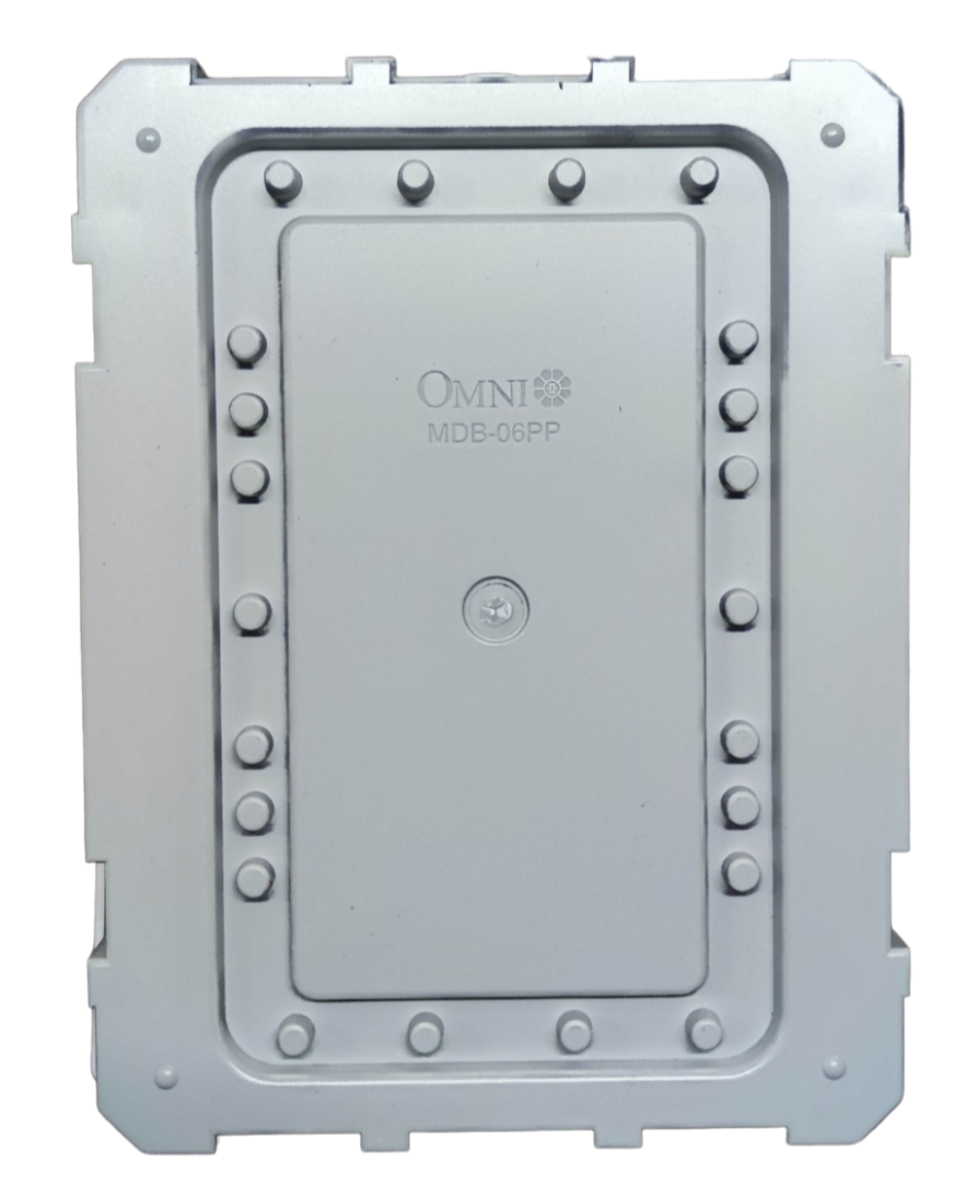 Omni 6 Ways Distribution Panel Box MDP-06PP Recessed Type Distribution Panel for Miniature Circuit Breaker