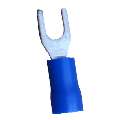 Terminal Lugs Y Type Blue Insulation 3.5mm - 10Pcs + 10Pcs Free, Y Terminal Lugs, Y Terminal Lugs