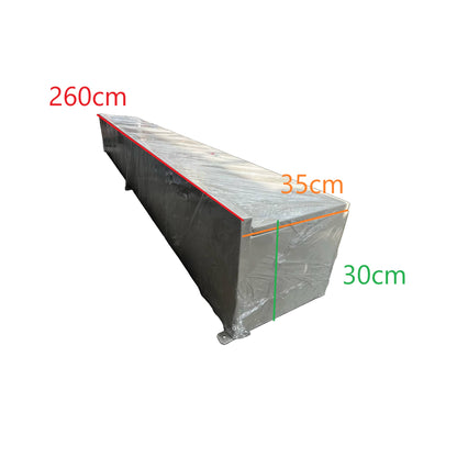 Local Bus Bar Gutter 3 Phase 600AF long 260cm metal enclosure 35cm by 30cm wrapped for electrical trade