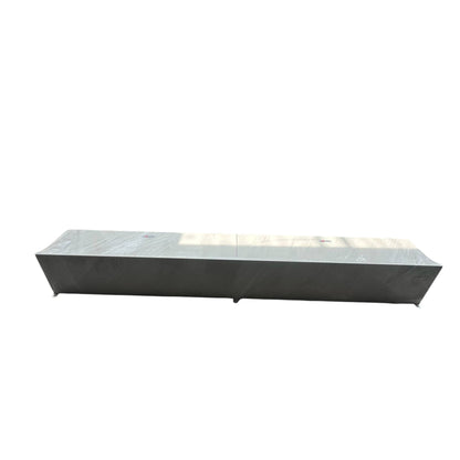 Long galvanized steel Bus Bar Gutter 3 Phase 600AF enclosure for electrical distribution and cable management