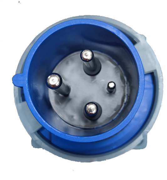 Grippes Electx Electrical Supply Three-Pin Socket With Durable Construction for Electrical Connections