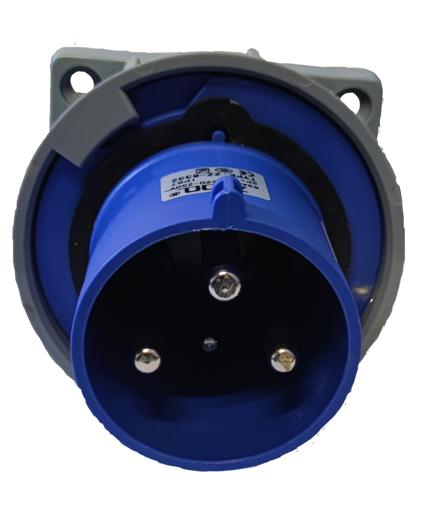 Grippes Blue Electrical Connector for Electx Electrical Supply with sturdy design and secure fit