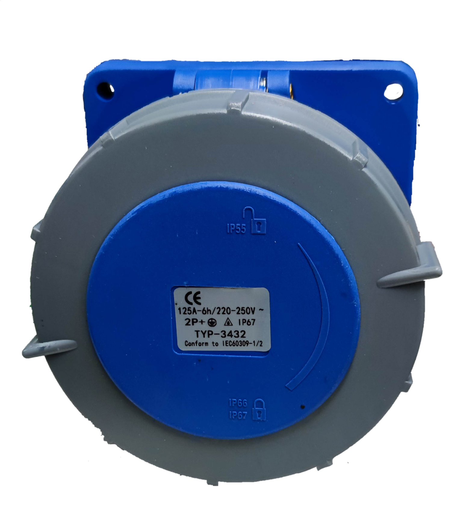 Grippes 125A Electrical Connector for Electx Electrical Supply, IP67 Rated for Safety