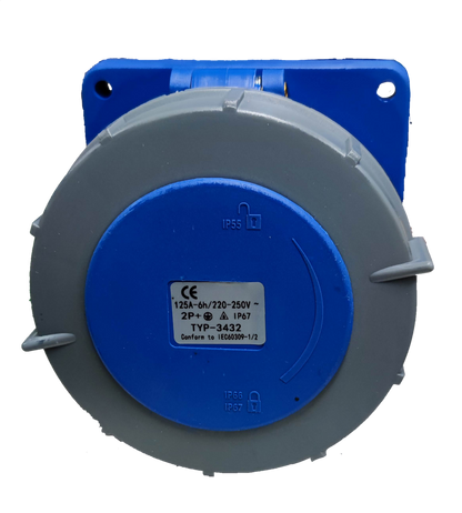 Grippes 125A Electrical Connector for Electx Electrical Supply, IP67 Rated for Safety