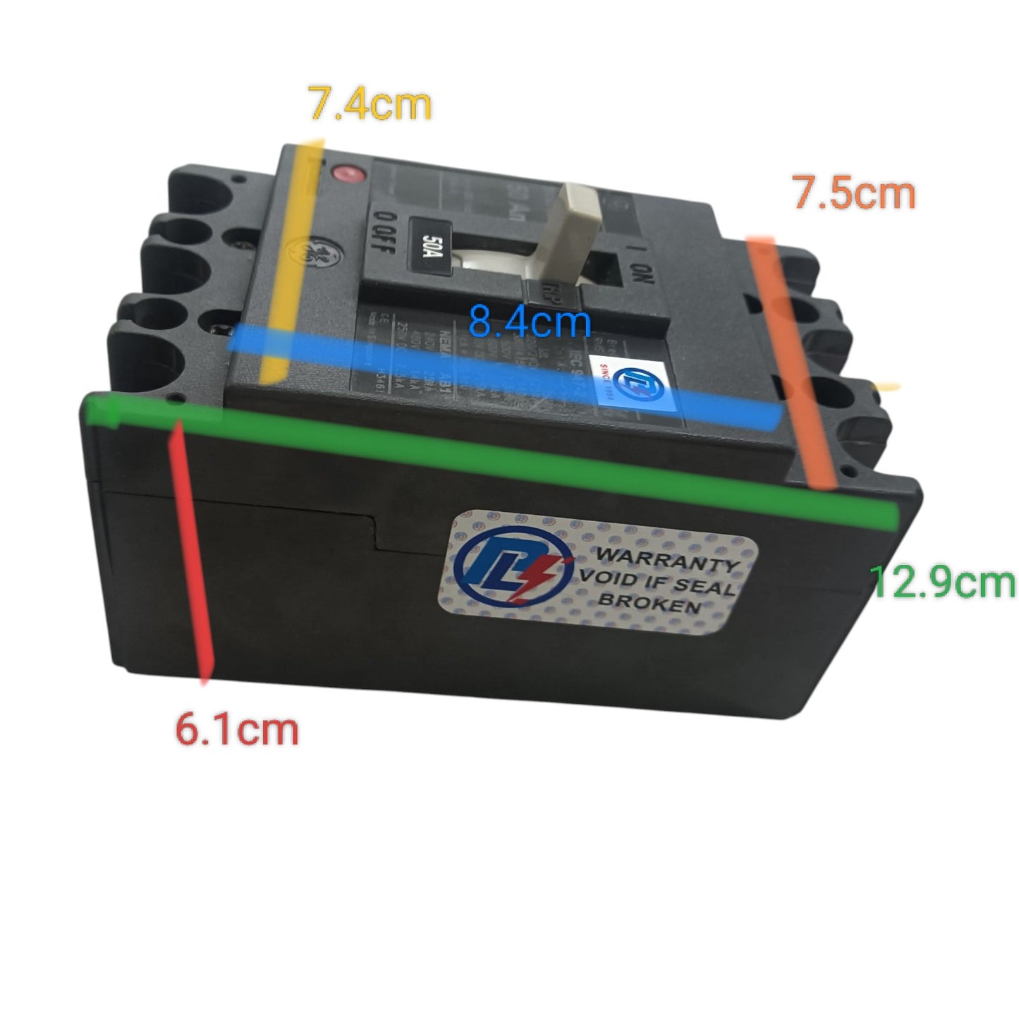 GE Circuit Breaker with Compact Design Available at Electx Electrical Supply for Home and Industrial Use