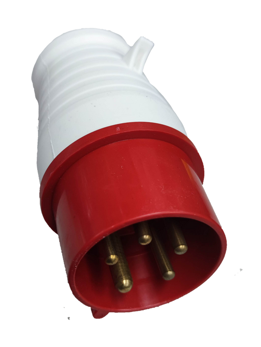 Grippes 4-pin Power Plug in Red and White for Electx Electrical Supply with Durable Design