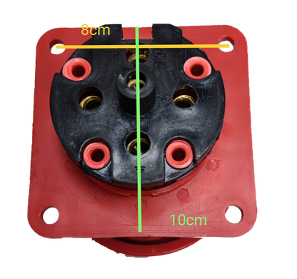 Grippes Electx Electrical Supply Power Point with 8cm and 10cm Dimensions for Easy Installation