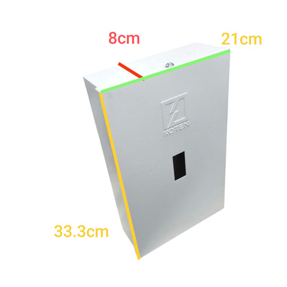 Schneider Koten Circuit Breaker with dimensions of 33.3cm x 21cm x 8cm available at electx Electrical Supply