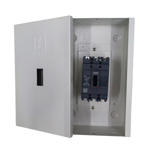 Schneider & Koten Circuit Breaker Panel for electx Electrical Supply with secure access door