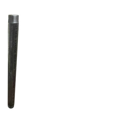 Metal EMT conduit nipple 16 inch for connecting electrical conduit pipes securely