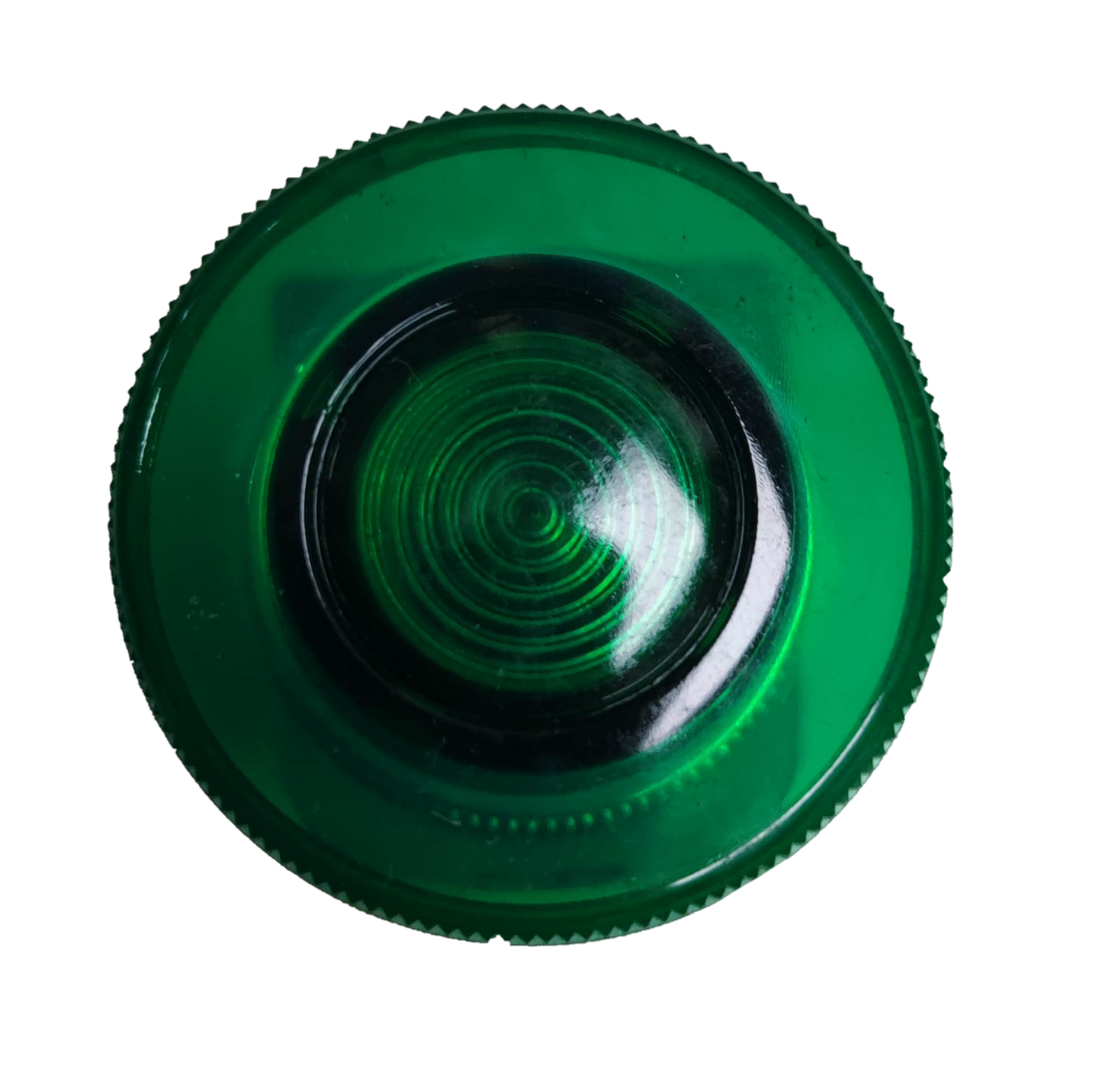 Auspicious 22mm 3A 220V emergency push button with green circular design for power switches