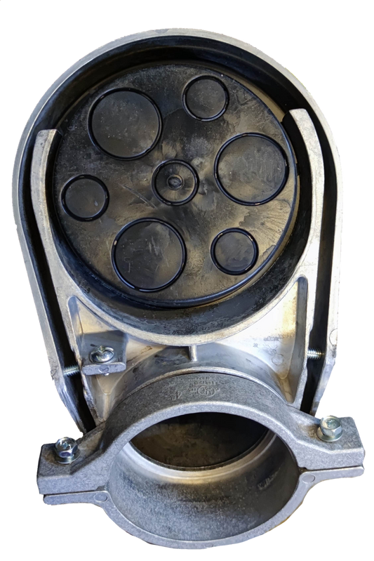 Local vendor Entrance Cap 114mm EMT Clamp Type electrical conduit fitting made of metal