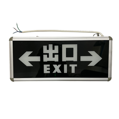Exit Sign With Arrow Left and Right Green illuminated work and safety light from China