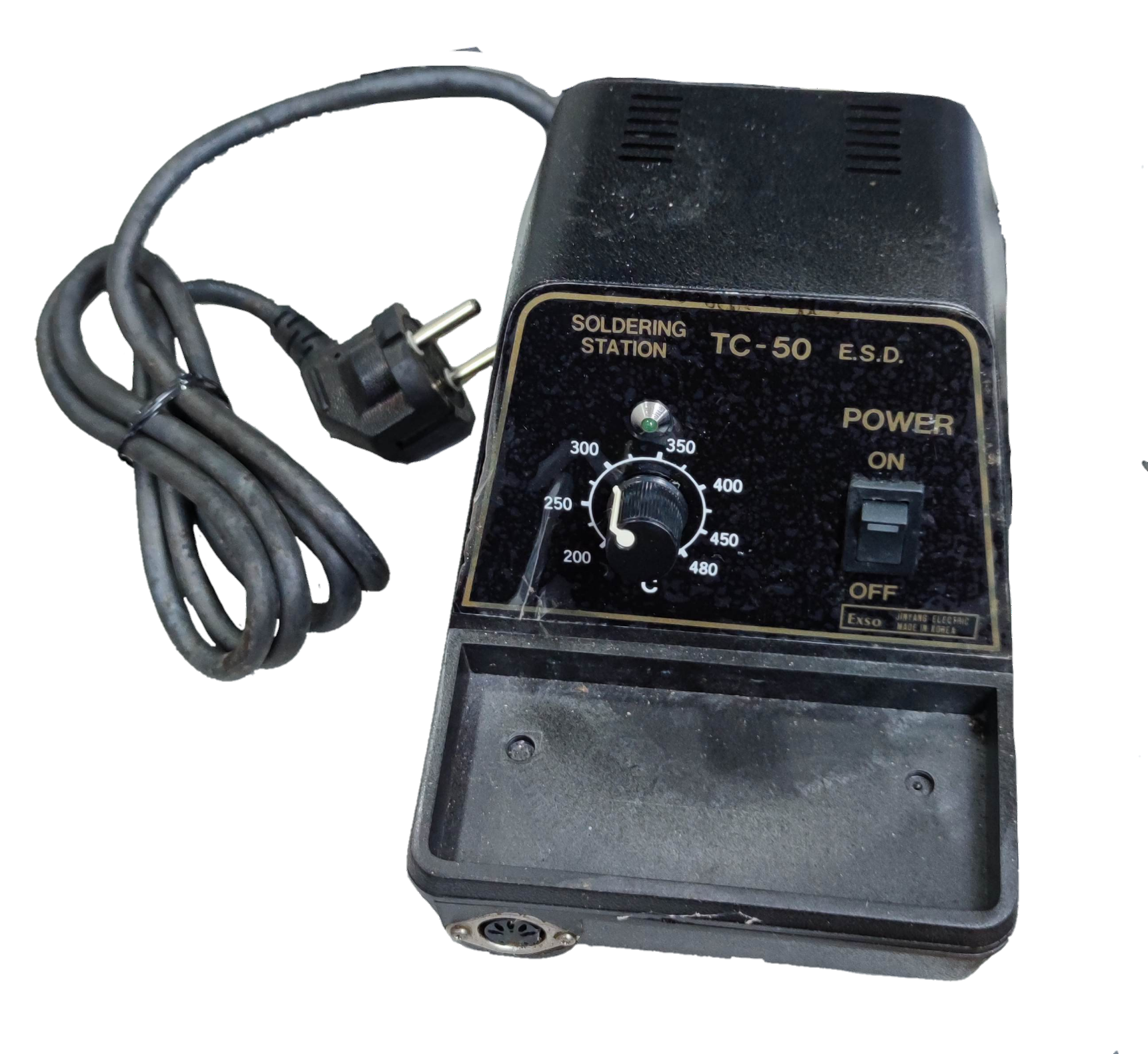 Exso Soldering Station 60W 220V with adjustable temperature dial and power switch