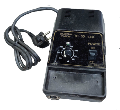 Exso Soldering Station 60W 220V with adjustable temperature dial and power switch