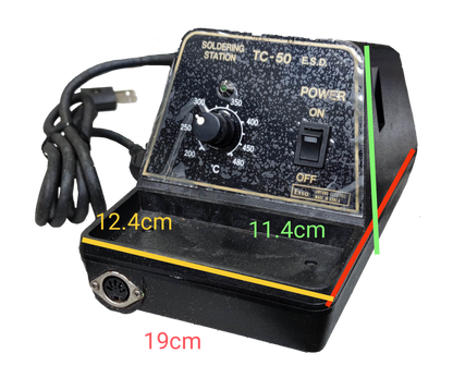 Exso Soldering Station 60W 220V adjustable temperature control with power switch and attached power cord