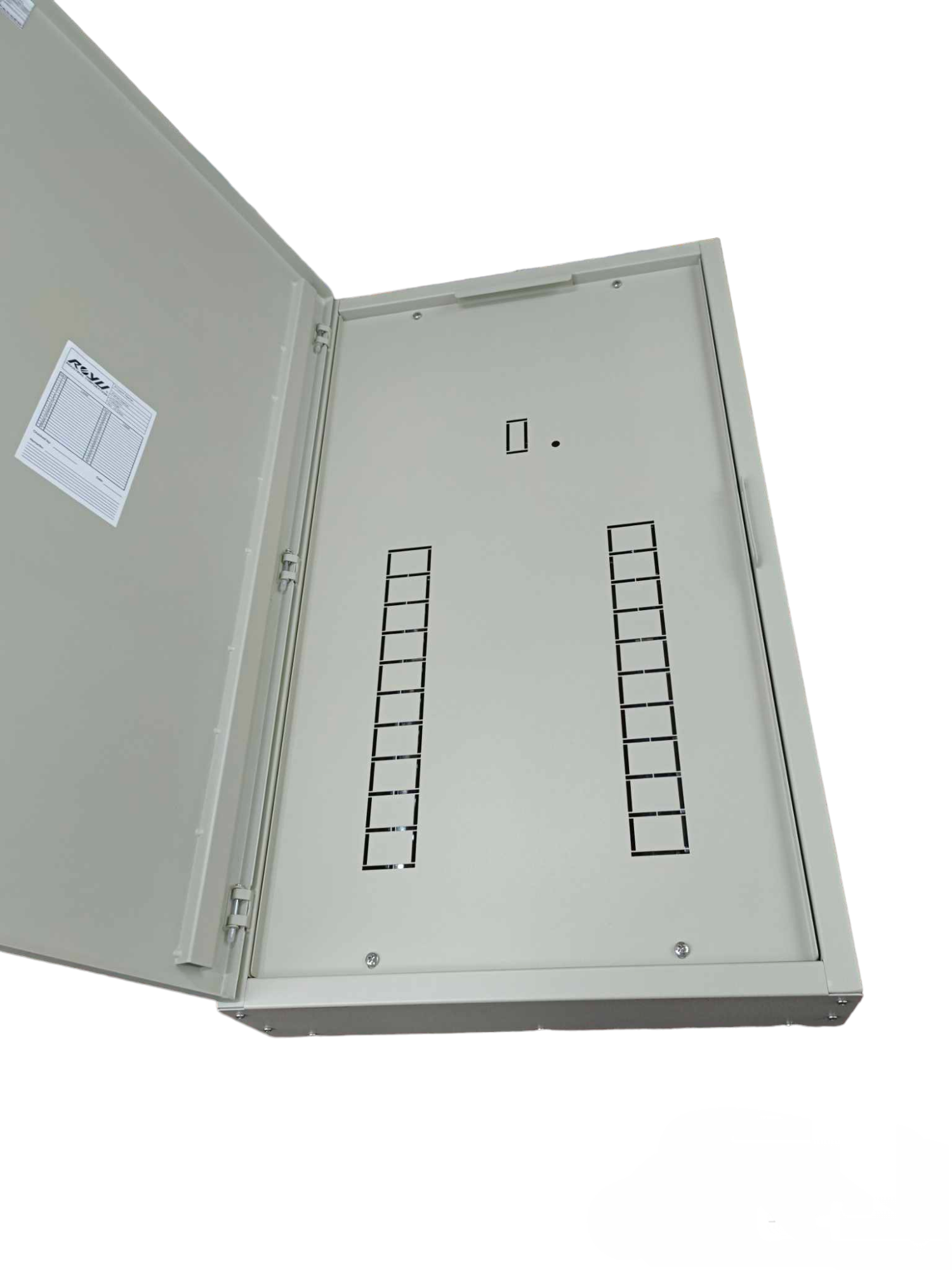 Schneider Royu EZC250H 3 Pole Main and 20 Branches electrical distribution box with open door