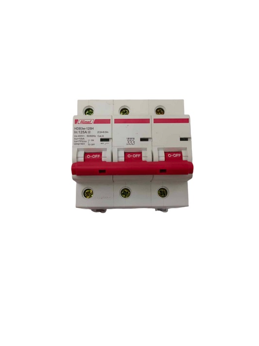 Himel 125A 3Pole Miniature Circuit Breaker 10KAIC 220V HDB3w125H3C125