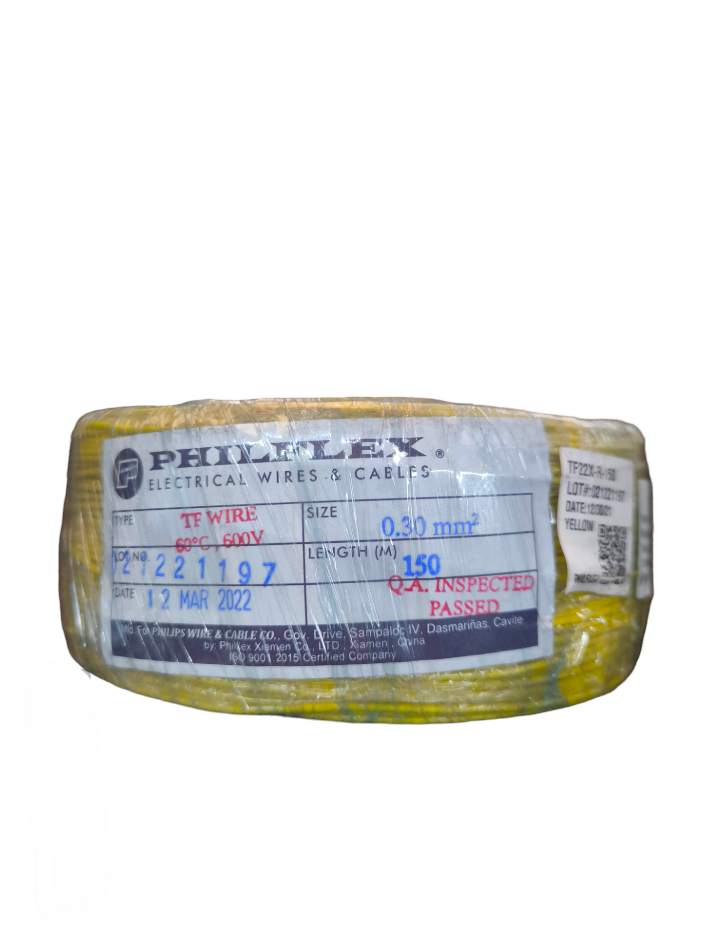 Philflex TF Wire AWG 22 Stranded (Hook Up Wire/ Thermoplastic Fixture Wire)