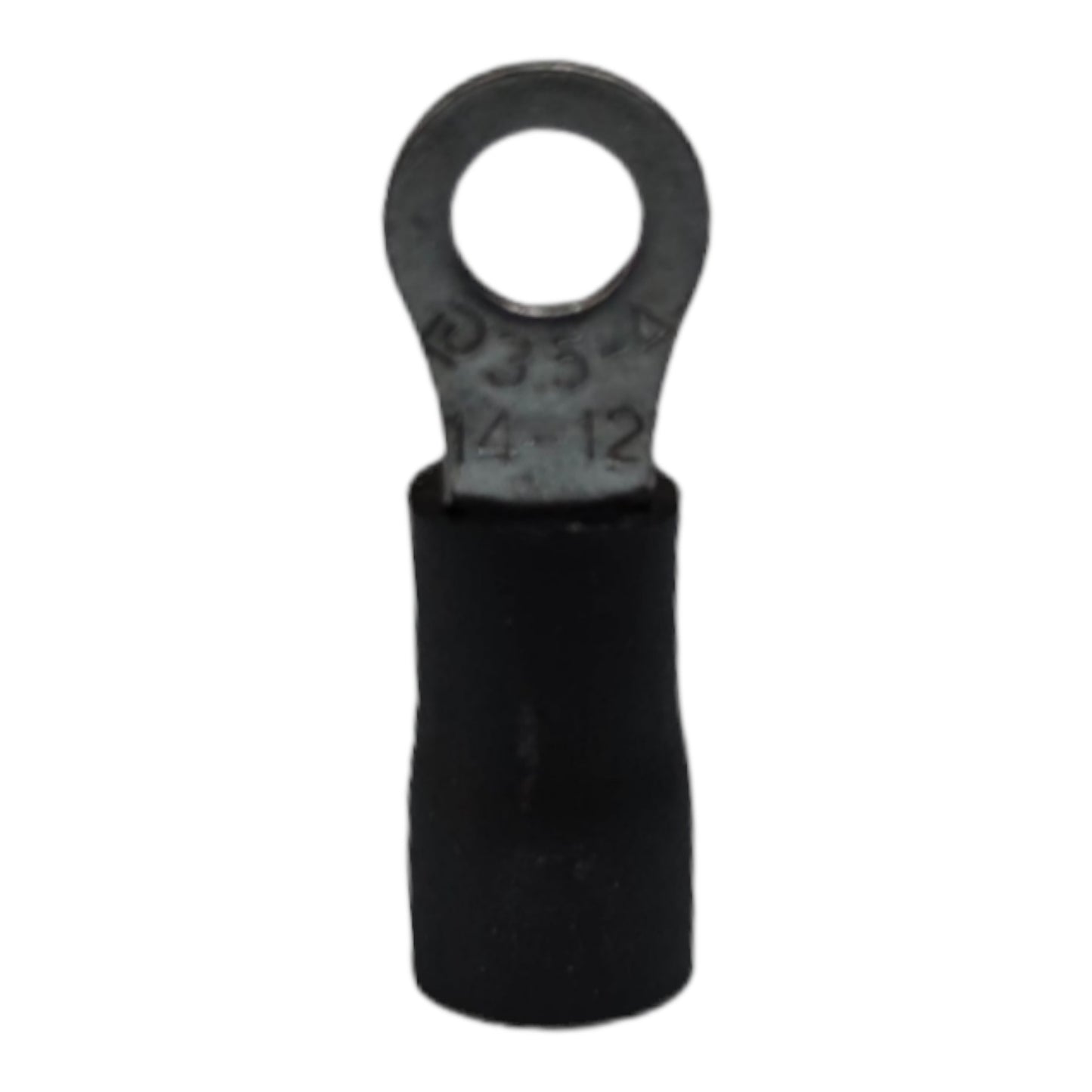 Local Terminal Lugs Ring Type Black Insulation 3.5mm (5Pcs + 5Pcs Free) , Ring Terminal Lugs,  Round Terminal Lugs