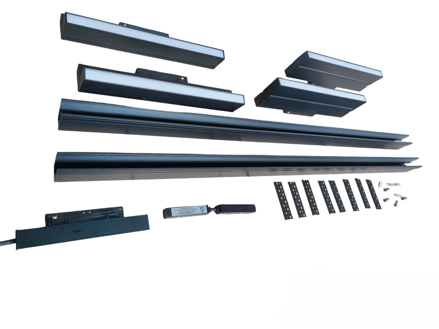 Magnetic Track Light 2 Meters 50mm with 4pcs 18W LED Foldable Flood Track Light 220V Warm White 3000K ( ILLUMIQ TERRA)