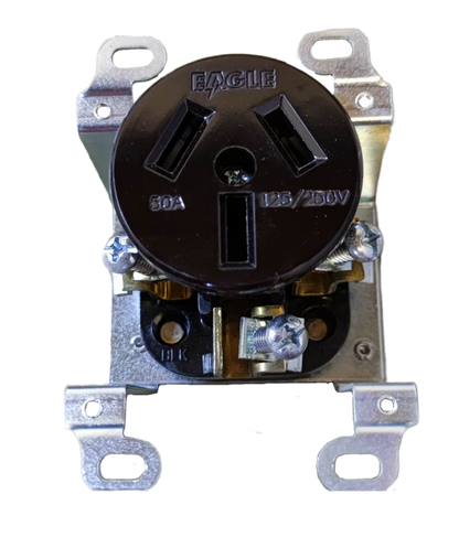 Eagle Range Outlet w/ Ground 50A 250V CAT122