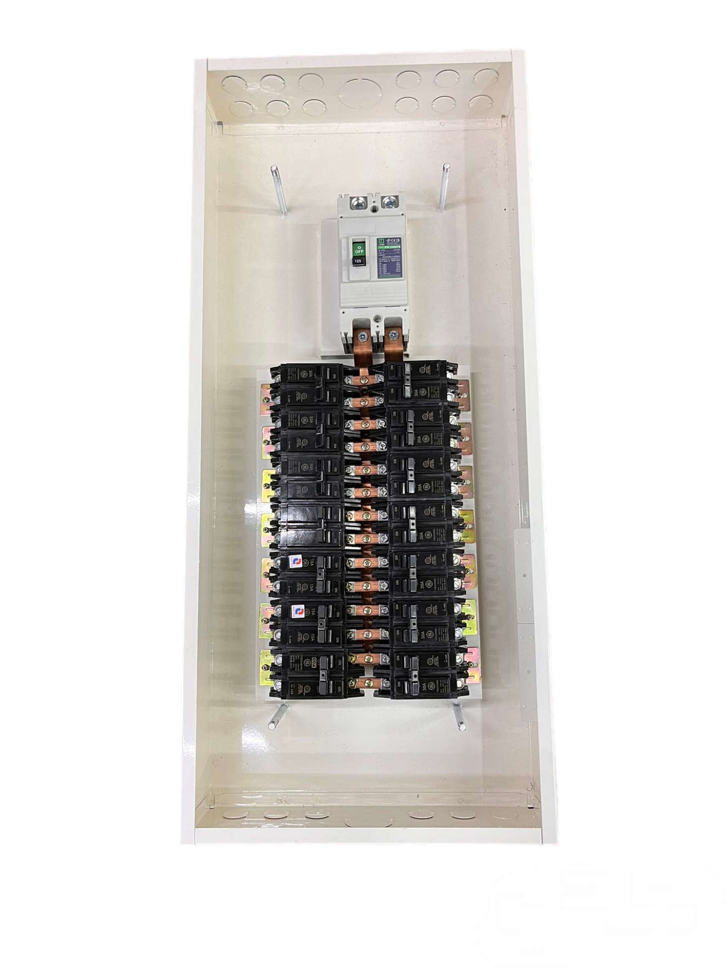 Koten & GE Panel Board 225A 2 Pole Main 250SPS with 14 Branches 2 Pole Bolt On TQC