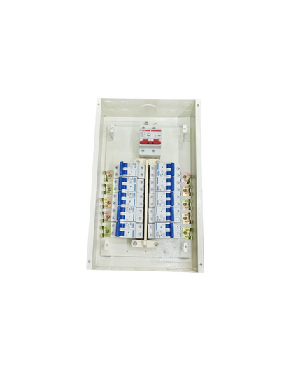 Panel Board 100A 2pole Main Himel Miniature Circuit Breaker with 10 Branches 2 Pole Royu