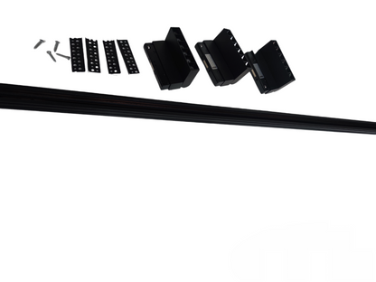 ILLUMIQ TERRA Magnetic Track Light 1 Meter 26mm with 3pcs 6W LED Foldable Grille Track Light Warm White 3000K 220V