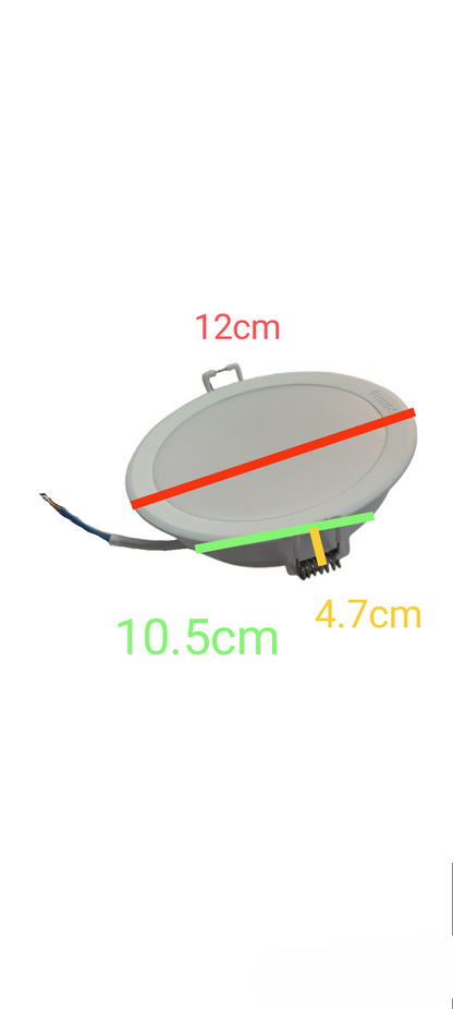 Philips 9W LED Downlight 220V Tri Color Scene Switch Meson