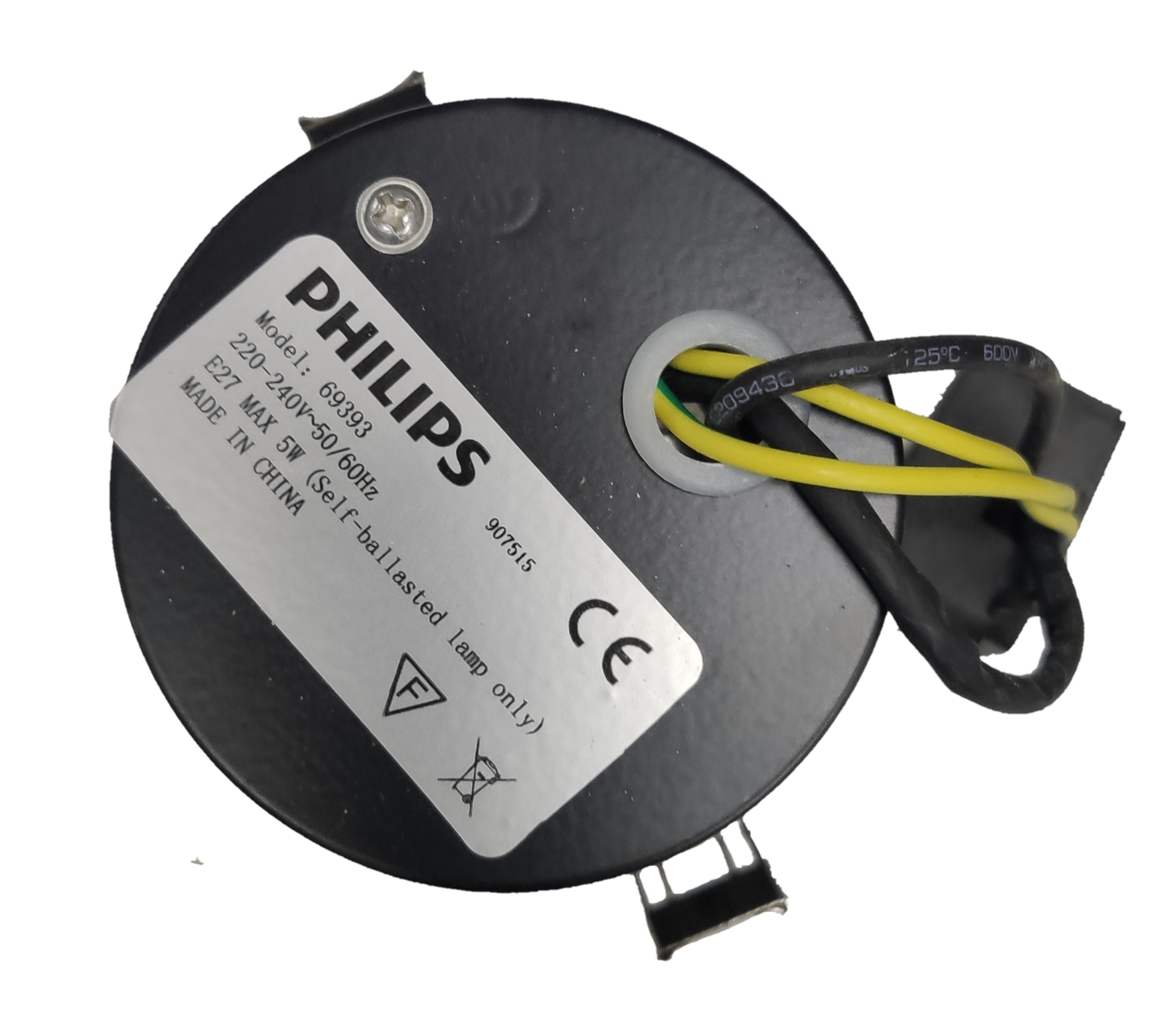 Philips 2 1/2" Recessed Downlight E27 Nickel Satin Border