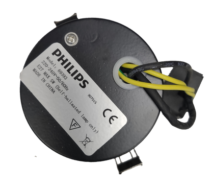 Philips 2 1/2" Recessed Downlight E27 Nickel Satin Border