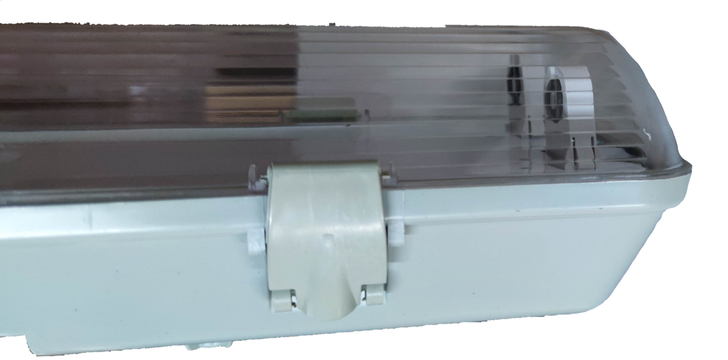 Opple 2x40W Weatherproof Fixture for LED Fluorescent Lamp Single Ended Fixture Only, 2x36W Fluorescent Fixture Weather Proof Fixture only for LED Fluorescent Lamp , 2x16W Weatherproof Housing, 2x18W Weatherproof Housing LED 1200mm