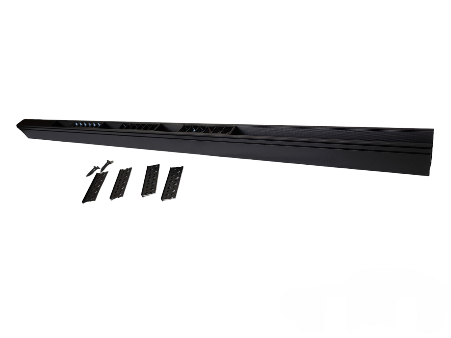 Magnetic Track Light 1 Meter with 3pcs 6W Grille Type Cool White 4000K with 100W Power Supply 220V ( ILLUMIQ TERRA) 50mm Track