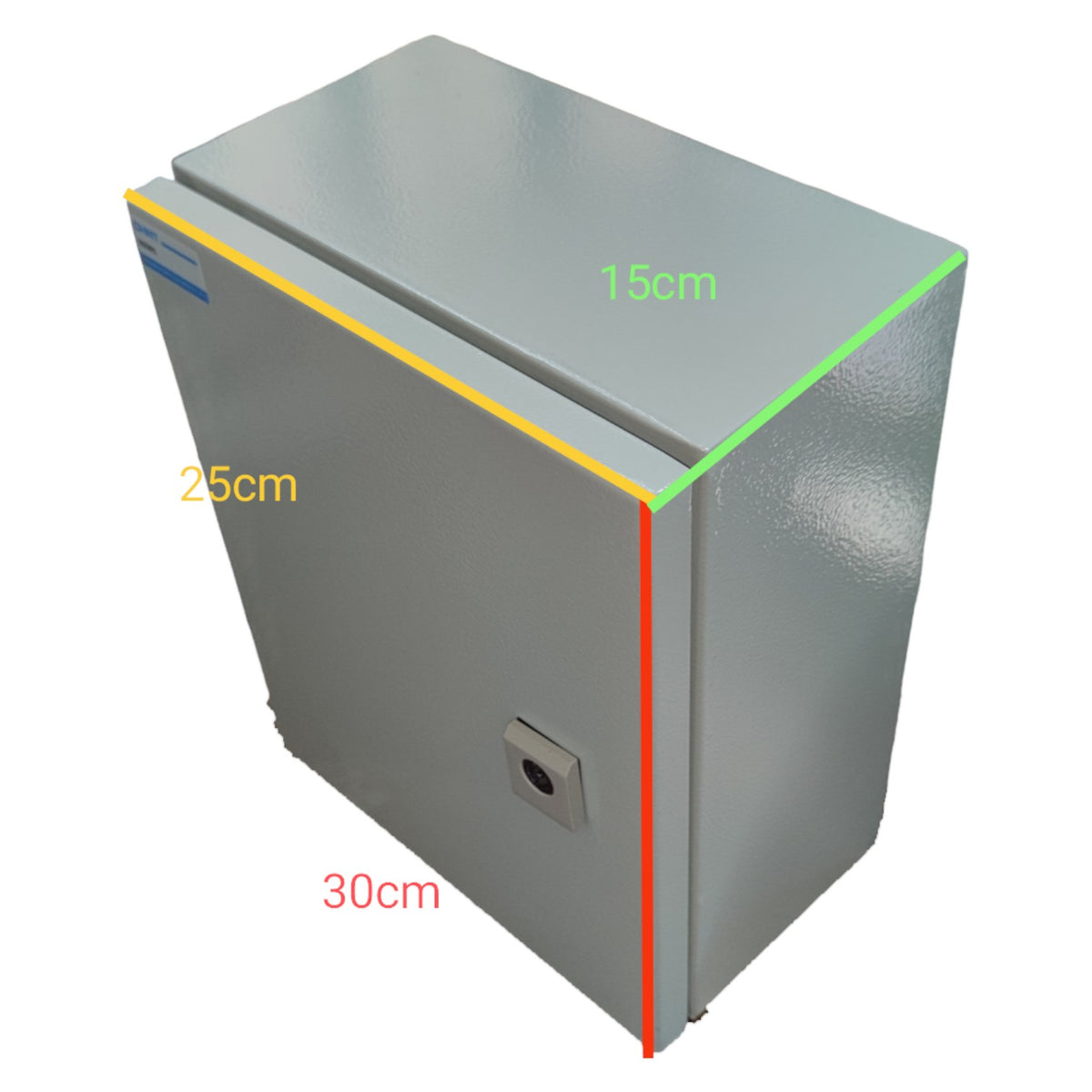 Chint Control Box 300 x 250 x 150 mm Powder Coated Beige, Electrical Enclosure, Metal Enclosure, Steel Wall Box IP65 Metal Box