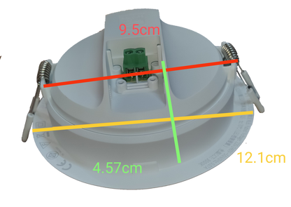 Philips LED Downlight 7W 220V Warm White (4.7") Philips Downlight 59202 Meson