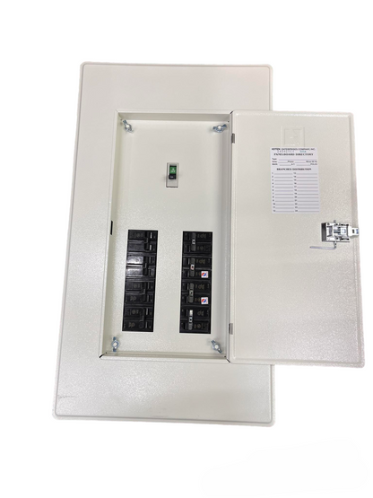 Koten & GE Panel Board with 175A 2 Pole 250SPS Main with 8 Branches 2 Pole Circuit Breaker Bolt On TQC